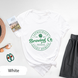 Leprechaun Brewing Co Shirt, St Patrick's Day Beer Tee, Funny Irish Pub T-Shirt, Lucky Spirits Drinking Shirt, Vintage Brewery Graphic Tee