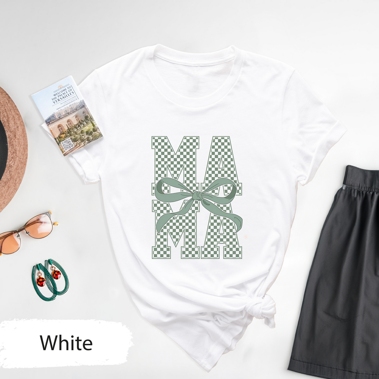 Mama St. Patrick's Day T-Shirt, Lucky Mama Shirt, Grandma Saint Patricks, Cute Saint Patricks Day Tee,  Irish Mama Gift, Mama Coquette Bow