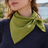 Linen Head Scarf for Women: 100% Organic Linen Bandana, Hair Wrap