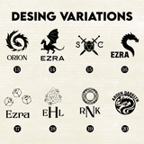 Personalized Engraved RPG Dice Bag: Custom Leather Dice Pouch for Tabletop Games