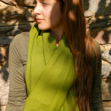 Handmade Soft Linen Scarf: Lightweight Natural Unisex Wrap in Multiple Sizes