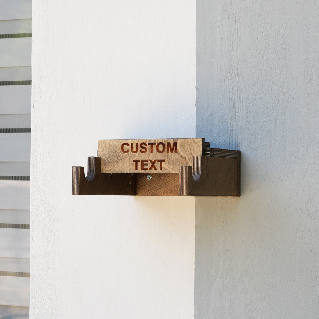  a wall-mounted bicycle holder