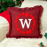 Personalized Christmas Dog Name Pillow: Festive Christmas Decor for Pet Owners