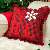 Christmas Home Decor Punch Needle Embroidered Custom Pillow: Personalized Gifts