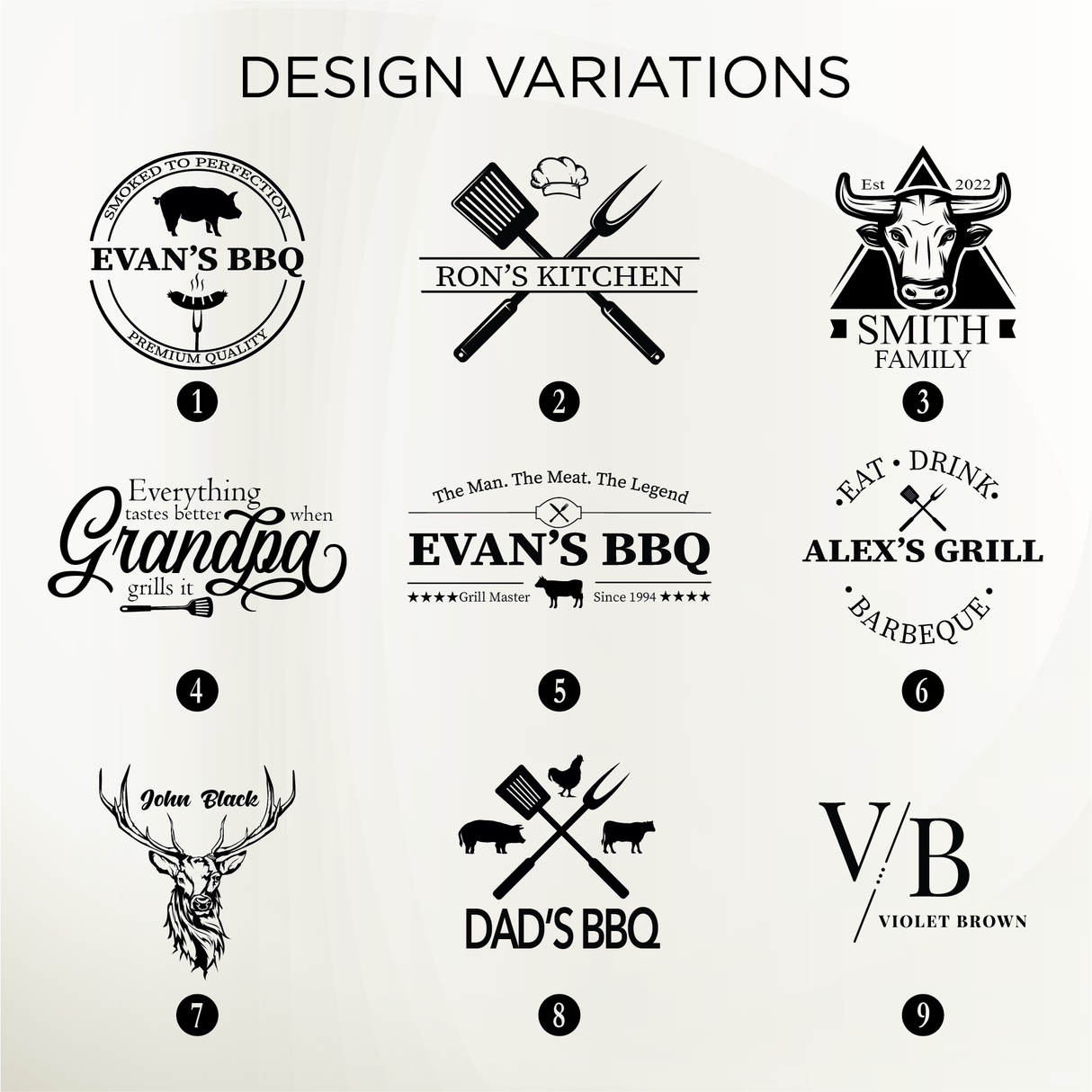 Personalized Olive Wood BBQ Cutting Board: Live Edge Engraving, Grill Gift for Grandpa