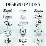 Custom Walnut Wooden Napkin Rings: Personalized  Minimalist Rustic Table Decor