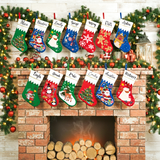 Custom Kids Name Polar Christmas Stocking: Handcrafted Holiday Decor for Kids