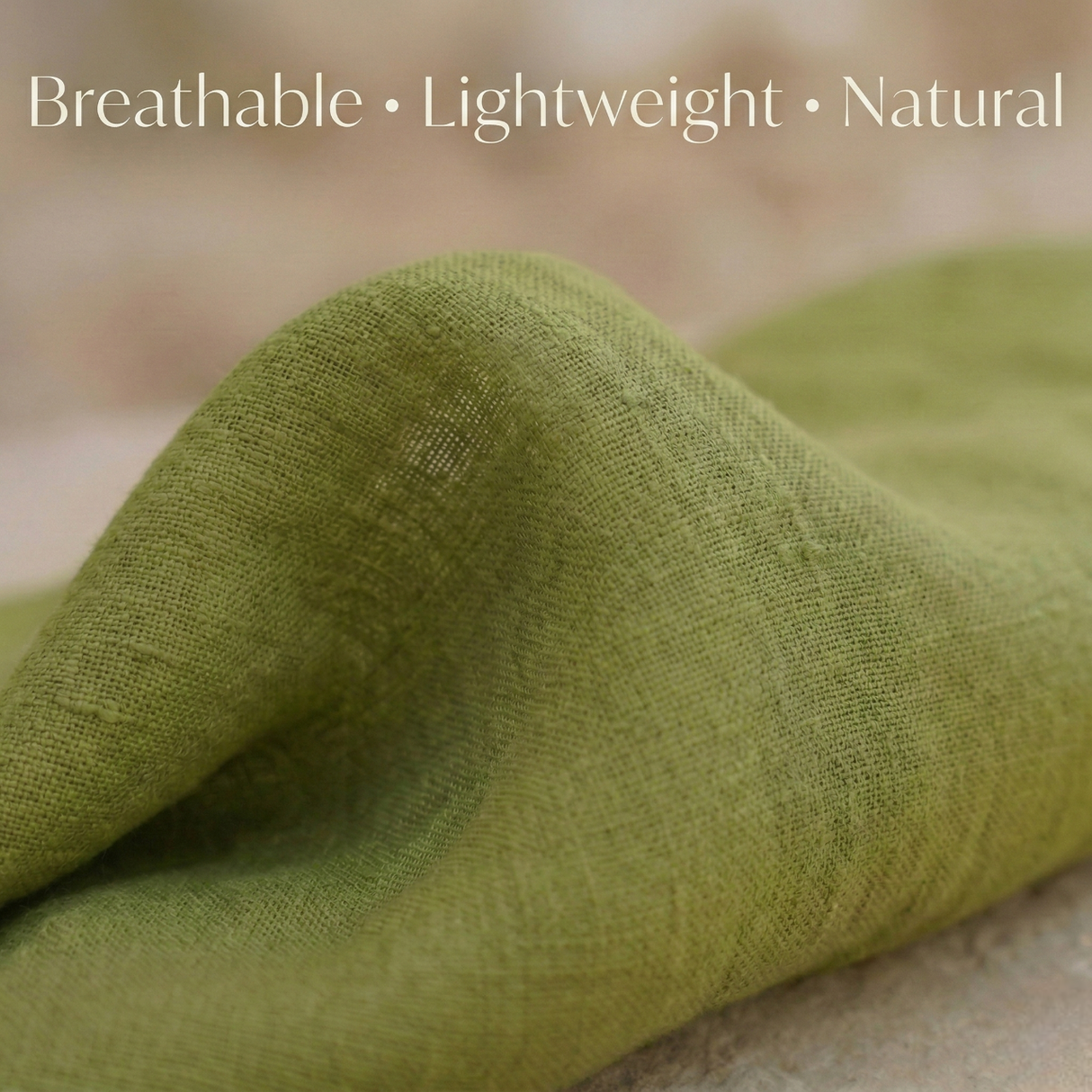 Minimal Linen Neckerchief: Multi Use Square Bandana Scarf