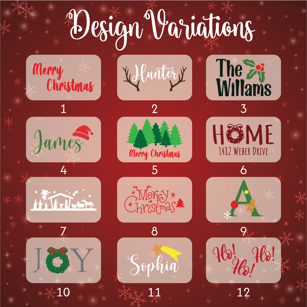 Ho Ho Ho Decorative Christmas Pillow: Punch Needle Embroidered, Holiday Home Decor