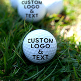 Personalized Golf Balls with Custom Photo or Logo, Funny Golf Gift Ideas, Senior Golfer Gift, Anniversary Gift, Golf Team Gift, Golfball