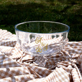 Wedding Cake Stand with Personalized Dome Lid: Bride and Groom Name Glass Plate, Couple Kithcen Gift