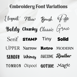 Fleece Name Pillow with Embroidery: Personalized Kids Room or Nursery Styling