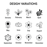 Grandma’s Garden Wooden Decorative Plate: Custom Engraved Home Decor Gift