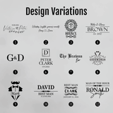 Engraved Whiskey Dispenser for Groomsmen: Personalized Wooden Liquor Stand, Wedding Party Decor