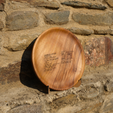 Handwritten Recipe Wooden Decorative Plate: Personalized Keepsake Platter, Family Heirloom Gift