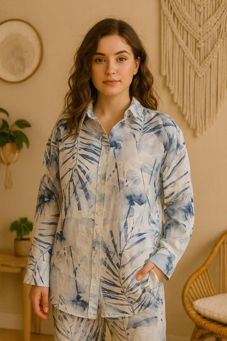 Oversized Linen Button Down Shirt for Women, Long Sleeve Shirt, Lightweight Blouse Women, Plus Size Spring Tops, Casual Top, Linen Clothing