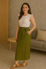 Linen Wrap Skirt, Side Tie Linen Skirt, High Waisted Skirt, Womens Summer Clothing, Maxi Linen Skirt, Natural Flowy Wrap Skirt, Long Skirt