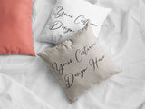 Personalized Gift, Personalized Pillow Covers, Custom Pillow Cases, Name Pillow Case, Custom Text Pillow, Custom Name Pillow Case - Arria Home