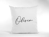 Name Pillow Cover, Personalized Name Pillowcase, Custom Pillow Cover, Custom Lumbar Pillows, Baby Name Pillowcases, Name Pillowcase - Arria Home