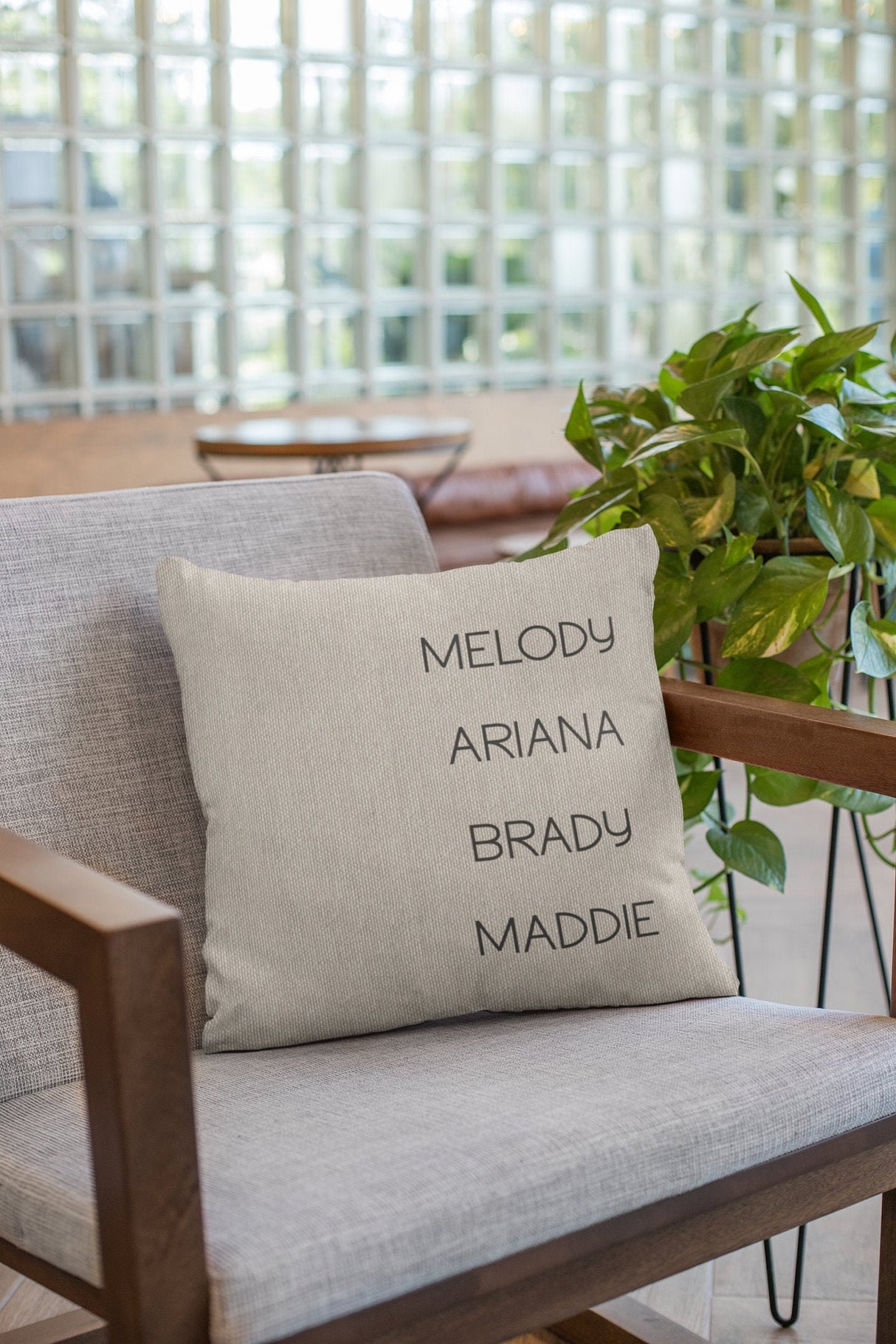 Personalize Pillow Covers, Custom Pillow, Mothers Day Pillow, Name Pillow, Family Name Pillow, Decorative Pillow, Housewarming Gift - Arria Home