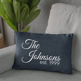 Personalized Pillow, Family Pillow Cases, Custom Pillow Covers, Gift For Family, Home Pillows, Wedding Gift, Surname Pillow Covers - Arria Home