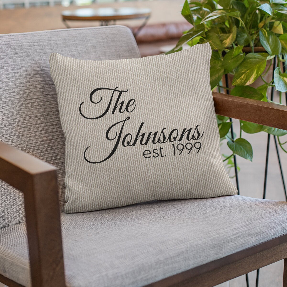 Personalized Pillow, Family Pillow Cases, Custom Pillow Covers, Gift For Family, Home Pillows, Wedding Gift, Surname Pillow Covers - Arria Home