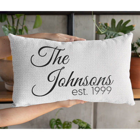 Personalized Pillow, Family Pillow Cases, Custom Pillow Covers, Gift For Family, Home Pillows, Wedding Gift, Surname Pillow Covers - Arria Home