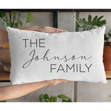 Last Name Pillow, Personalize Pillow, Custom Pillow Covers, Custom Pillows, Housewarming Gift, Mothers Day Pillow, Mom Gift, Gift For Family - Arria Home