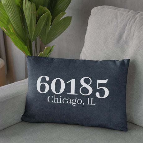 Housewarming Pillow, Custom Pillow Covers, Zip Code Pillow, Personalized Zip Code Pillow, Custom Decorative Pillow, Wedding Gift, Home Decor - Arria Home