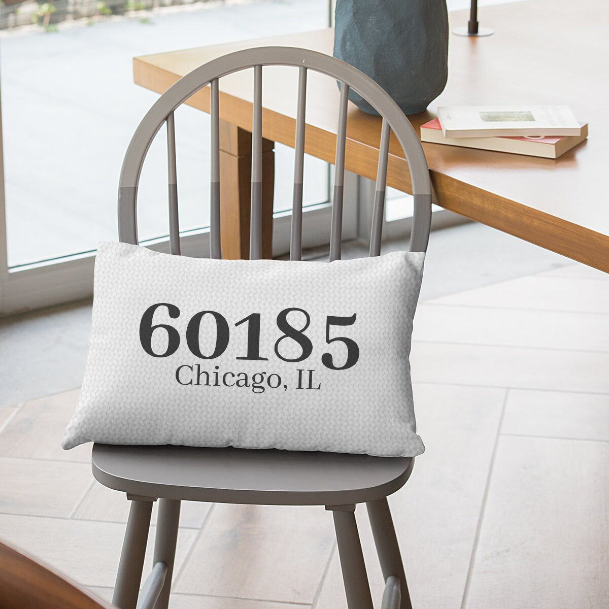 Zip Code Pillow, Custom Pillow Covers, Personalized Zip Code Pillow, Decorative Pillow, Housewarming Gift, Custom Pillow Cases - Arria Home