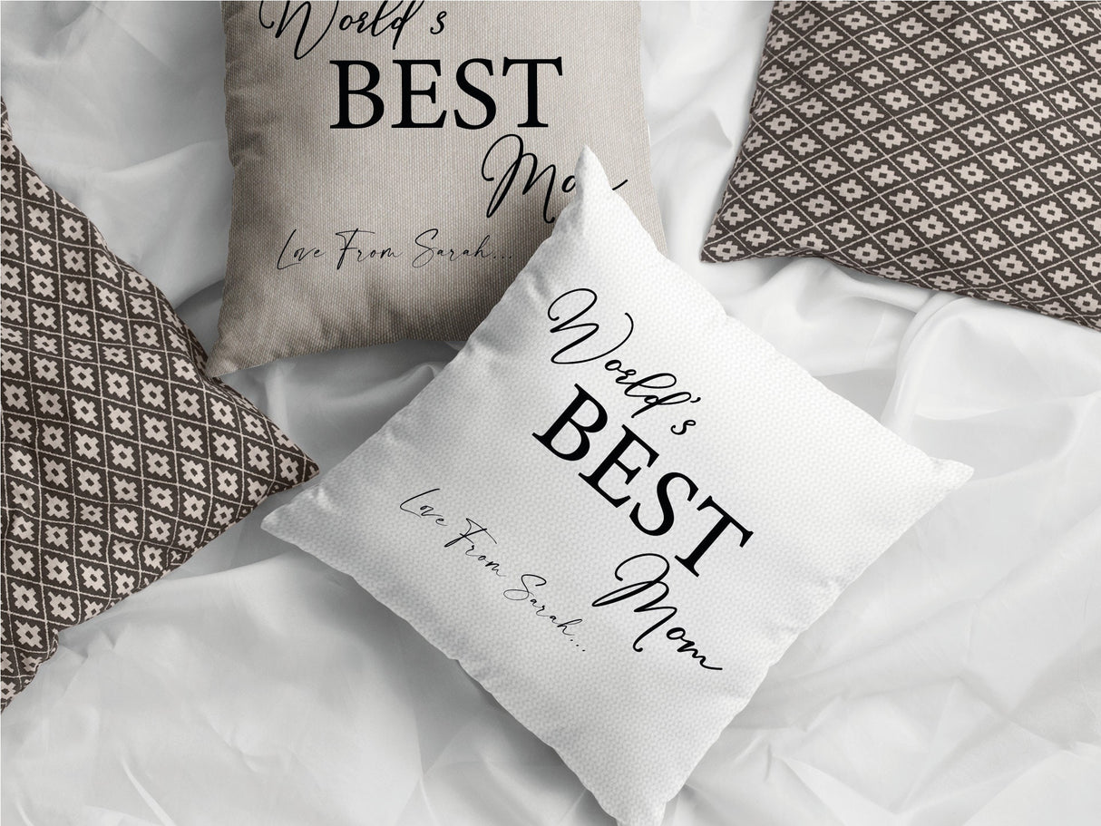 Mother Day Gift Pillow, Mothers Day Pillow, Personalize Mom Pillow, Custom Pillow Case, Personalize Pillow Covers, Mom Pillow, Custom Pillow - Arria Home