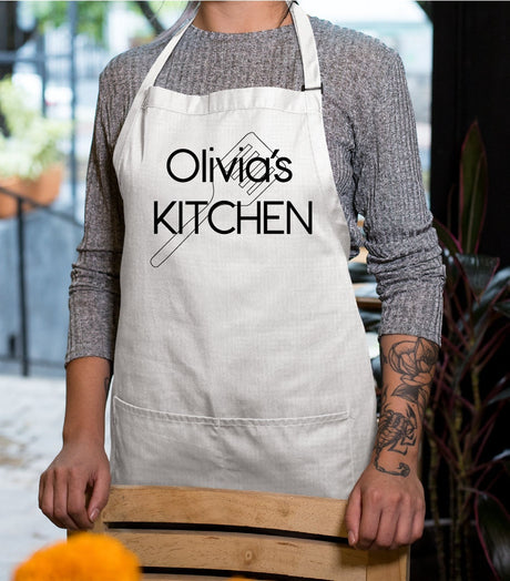 Apron, Apron for Women, Personalized Apron, Custom Apron, Baking Apron, Apron for Man, Customized Apron, Mothers Day Gift, Personalized Gift - Arria Home