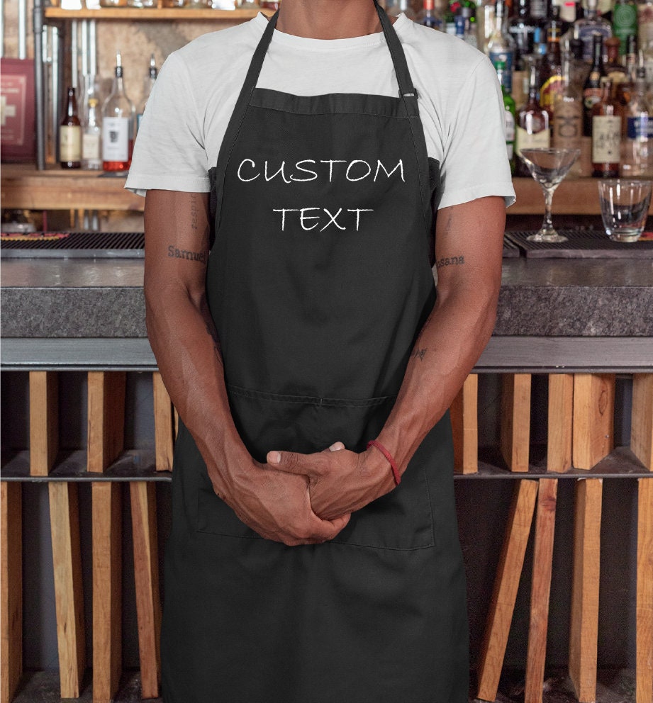 Personalised Apron, Kitchen Apron, Name Apron, Apron, Apron With Pocket, Customized Apron, Baking Gift, Mothers Day Gift, Chef Gift - Arria Home