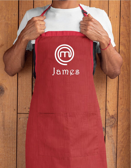 Masterchef Apron, Personalized Apron, Custom Apron, Chef Apron, Apron for Man, Apron, Customized Apron, Chef Gift, Personalized Gift - Arria Home