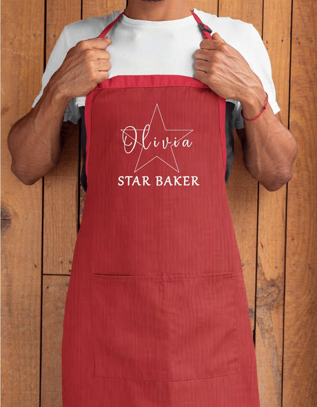 Baking Apron, Customized Apron, Apron for Man, Personalized Apron, Chef Apron, Custom Apron, Mothers Day Gift, Personalized Gift, Chef Gift - Arria Home