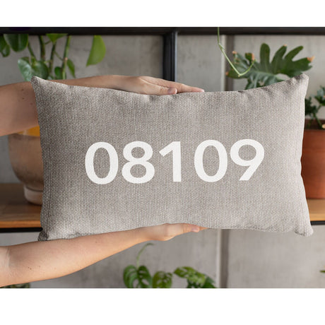 Zip Code Pillow, Personalize Zip Code Pillow, Housewarming Pillow, Zip Code Pillow Cover, Housewarming Gift, Area Code Pillow, New Home Gift - Arria Home