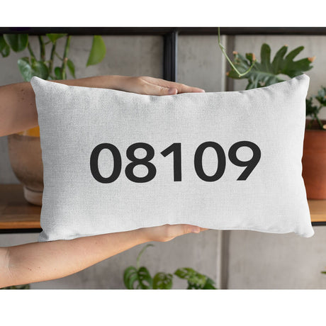 Zip Code Pillow, Personalize Zip Code Pillow, Housewarming Pillow, Zip Code Pillow Cover, Housewarming Gift, Area Code Pillow, New Home Gift - Arria Home