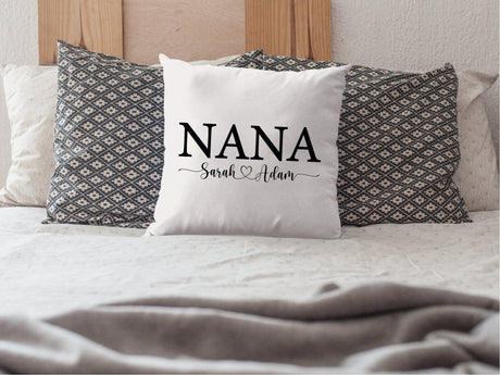 Personalize Pillow, Nana Pillow Covers, Nana Mothers Day Gift, Nana Gift, Grandma Pillow Case, Grandma Pillow, Mothers Day Pillow, - Arria Home