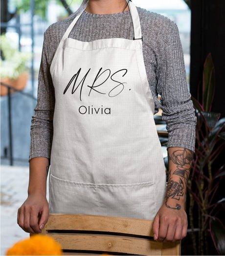 Custom Apron, Mr. and Mrs.Apron, Personalized Apron, Personalised Apron, Apron for Man, Apron, Customized Apron, Personalized Gift - Arria Home