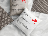 Baby Announcement Pillow, Mom Pillow Case, Grandma Pillow Cover, Pregnancy Reveal, New Grandma Gift, Great Grandma Gift, Mothers Day Pillow - Arria Home