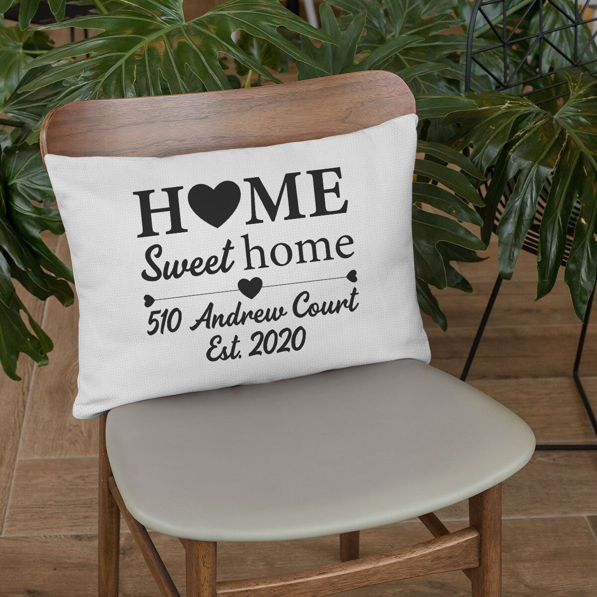 Housewarming gift, Home Pillowcase, Home Address Pillow, Personalize Pillow, New Home Pillow, Sweet Home Pillow, Sweet Home Pillow Cover - Arria Home