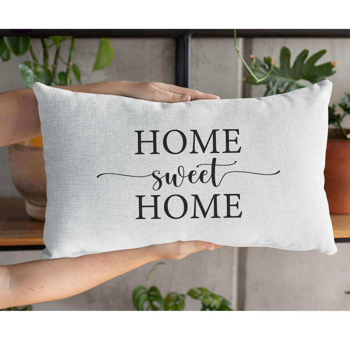 Home Pillow, Home Sweet Home Pillow, New Home Gift, Personalize Home, Rustic Home Decor, Our First Home, Sweet Pillowcase, Housewarming Gift - Arria Home