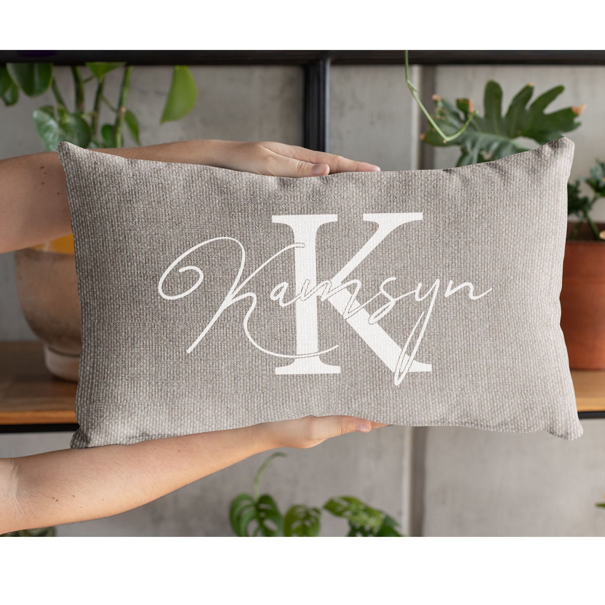 Custom Pillow, Housewarming Gift, Family Name Pillow, Name Pillow Cover, Farmhouse Decor, Custom Throw Pillow, Personalize Pillow Covers - Arria Home