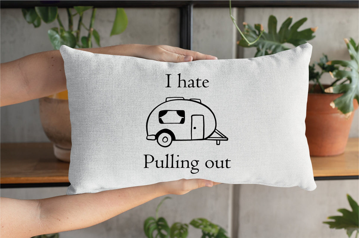 Personalize Camper Van Pillow, Custom Camping Throw Pillow, Van Life Decor, Camping Fun Cushion, Custom Van Decor, Camping Decor Pillowcase - Arria Home