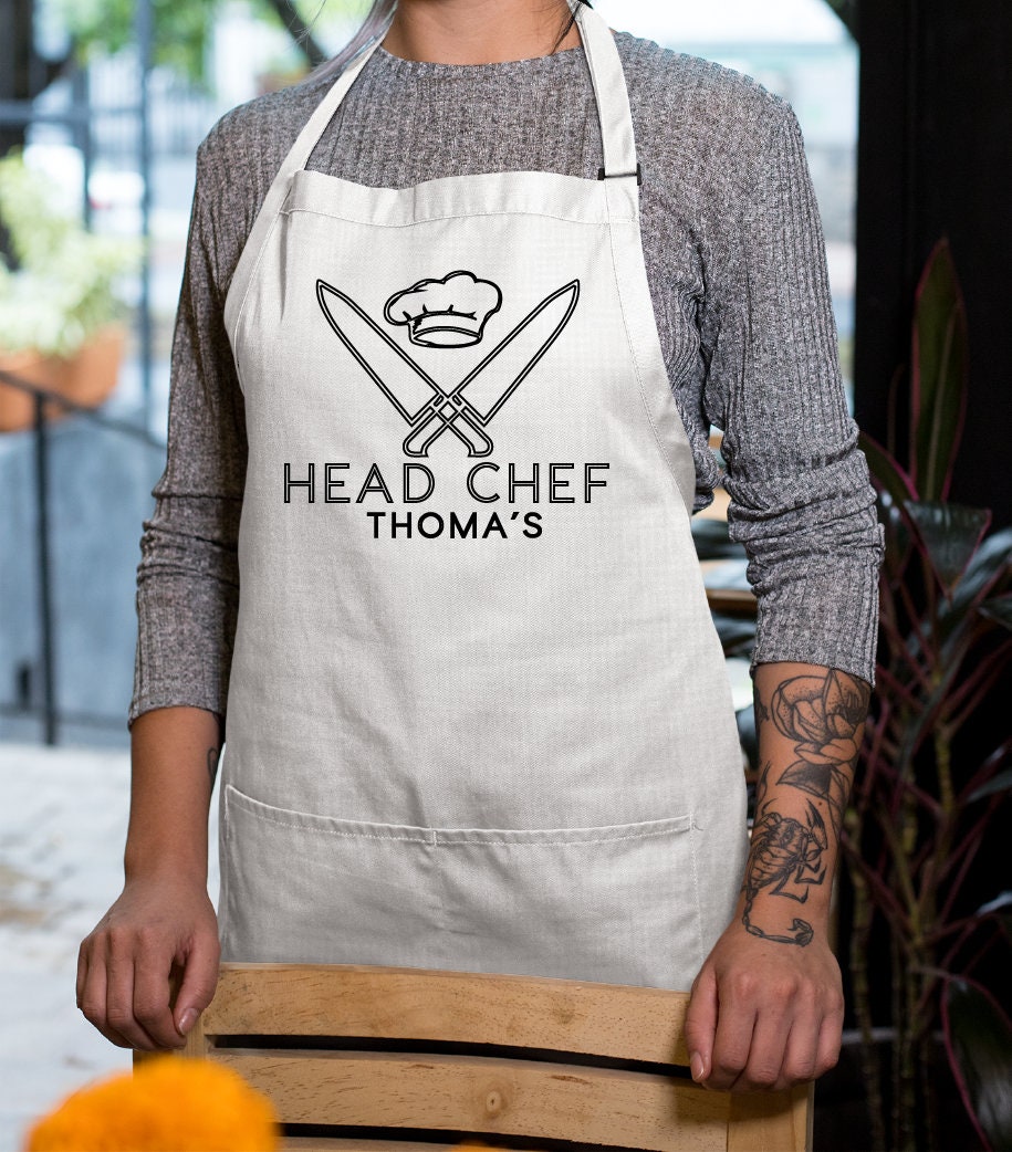 Apron, Apron for Man, Personalized Apron, Custom Apron, Apron for Women, Mothers Day Gift, Customized Apron, Personalized Gift - Arria Home