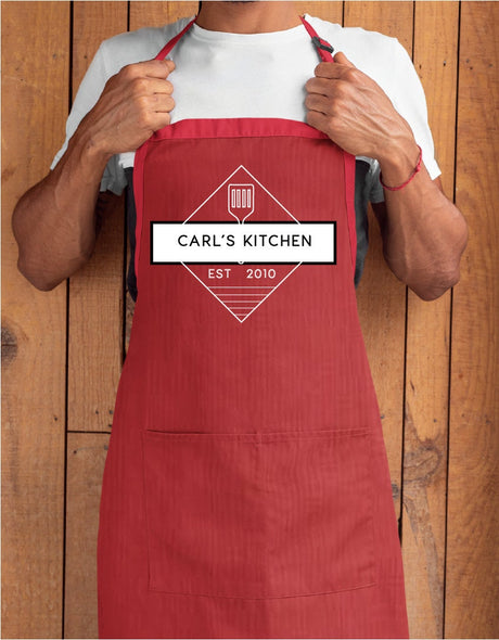 Personalize Apron, Kitchen Apron, Apron, Personalized Apron,Masterchef Apron, Personalised Apron, Baking Apron, Baking Gift, Chef Gift - Arria Home