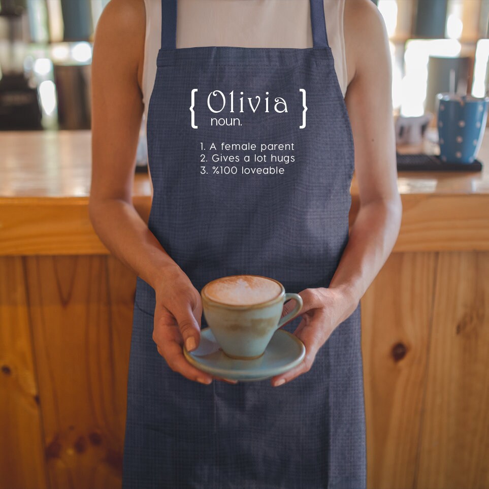 Customized Apron, Personalised Apron, Custom Apron, Kitchen Apron, Apron, Personalize Apron, Chef Apron, Mom Apron, Baking Apron - Arria Home