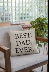 Dad Personalize Pillow Cover, Custom Dad Throw Pillow Cover, Fathers Day Cushion, Kids Name Pilow, Personalize Dad Gifts, Pillow For Dady - Arria Home