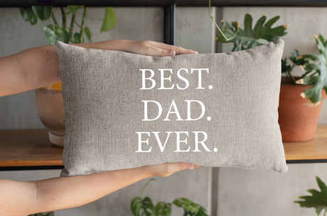 Dad Personalize Pillow Cover, Custom Dad Throw Pillow Cover, Fathers Day Cushion, Kids Name Pilow, Personalize Dad Gifts, Pillow For Dady - Arria Home