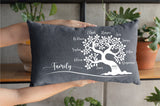 Personalize Family Pillow, Family Pillow Case, Family Reunion, Family Name Pillow, Custom Pillow Case, Personalize Pilllow,Family Tree - Arria Home